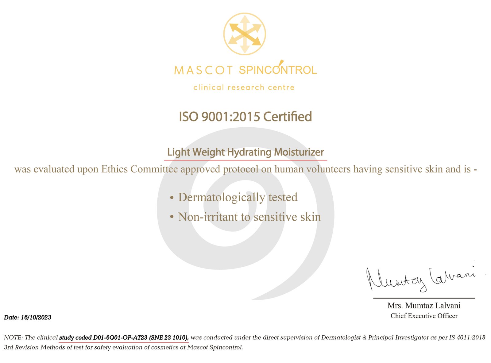 Dermatological Verification